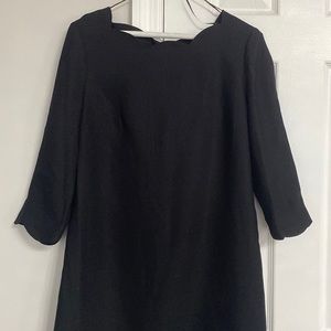 Long sleeve black dress